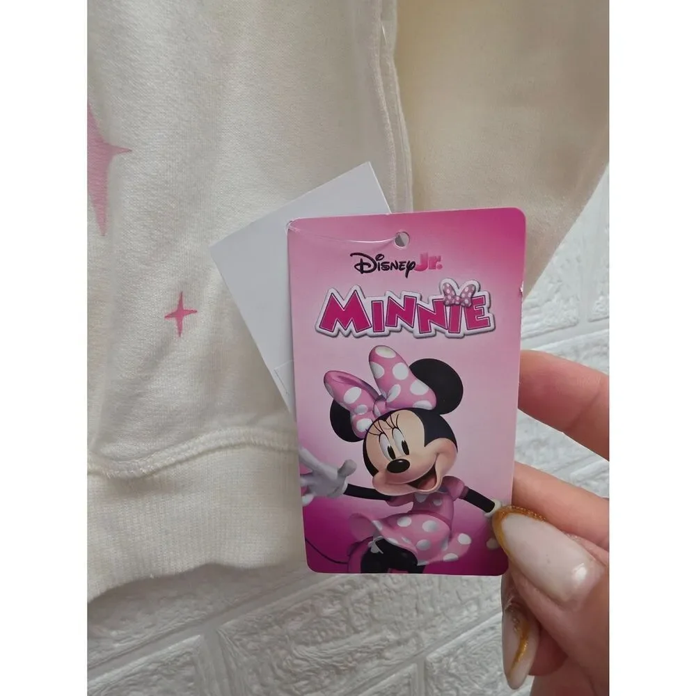 Nwt Disney Minnie & Friends Toddler Girls Disco Graphic Sweatshirt